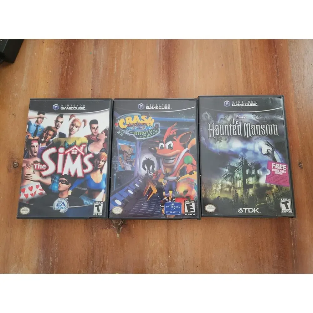Ultimate Gamecube Ready-to-Play Bundle For HDMI w Controllers Cables & Games